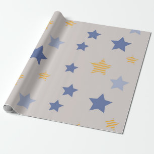 Stars patroon cadeaupapier
