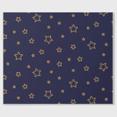 Stars patroon cadeaupapier (Vlak)