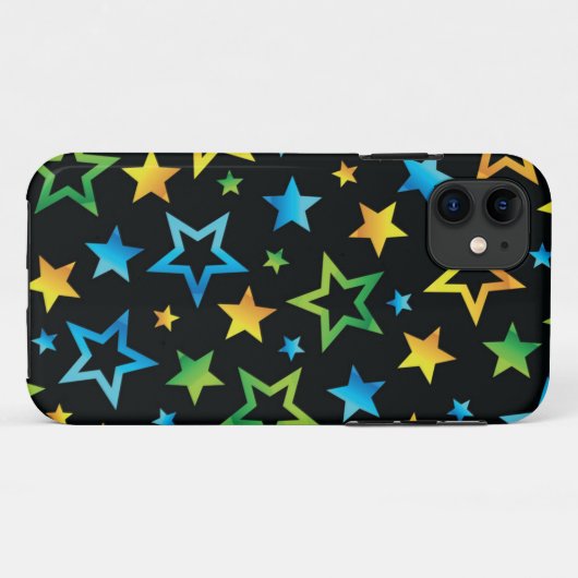 Stars patroon Case-Mate iPhone case (Achterkant (horizontaal))