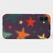 Stars patroon Case-Mate iPhone case (Achterkant (horizontaal))