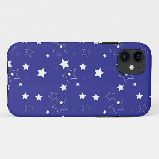 Stars patroon Case-Mate iPhone case (Achterkant (horizontaal))