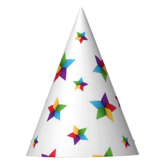 Stars patroon feesthoedjes (Voorkant)