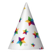 Stars patroon feesthoedjes (Links)