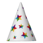 Stars patroon feesthoedjes (Rechts)
