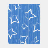 Stars patroon fleece deken (Voorkant)