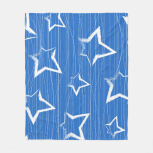 Stars patroon fleece deken