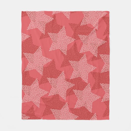 Stars patroon fleece deken (Voorkant)