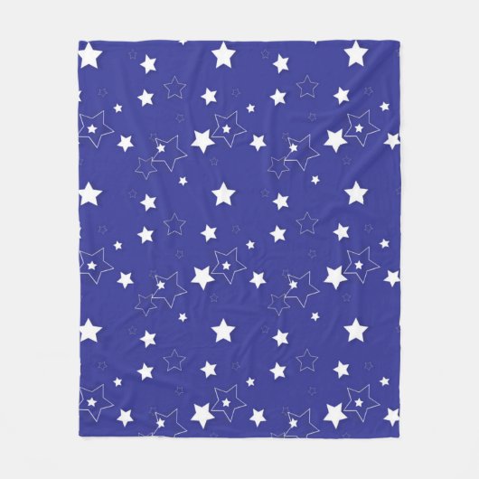 Stars patroon fleece deken (Voorkant)