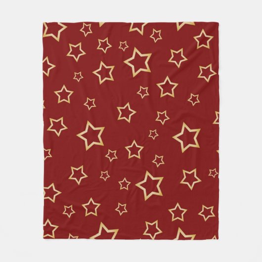 Stars patroon fleece deken (Voorkant)