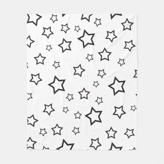 Stars patroon fleece deken (Voorkant)