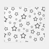 Stars patroon fleece deken (Voorkant (Horizontaal))