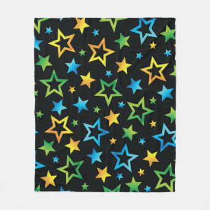 Stars patroon fleece deken
