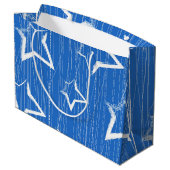 Stars patroon groot cadeauzakje (Achterkant Gekanteld)