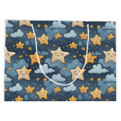 Stars patroon groot cadeauzakje (Achterkant)