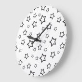 Stars patroon grote klok (Hoek)