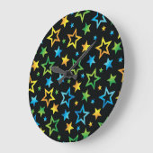 Stars patroon grote klok (Hoek)