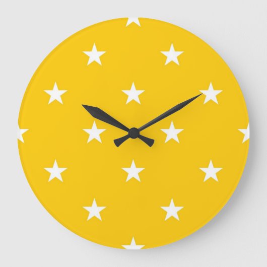 Stars patroon grote klok (Voorkant)