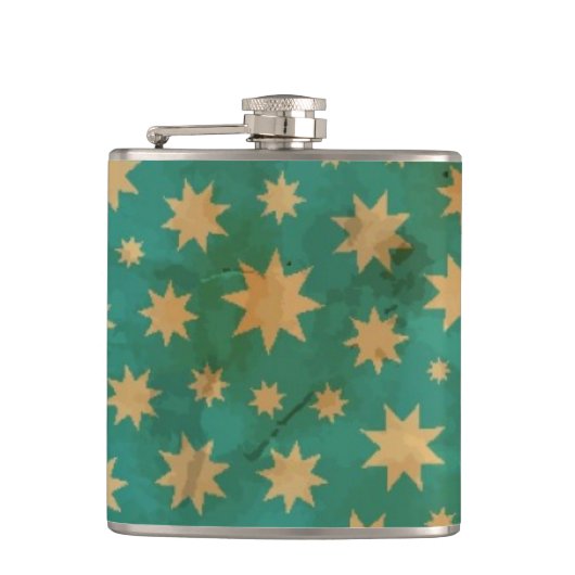 Stars patroon heupfles (Voorkant)