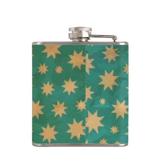 Stars patroon heupfles (Achterkant)