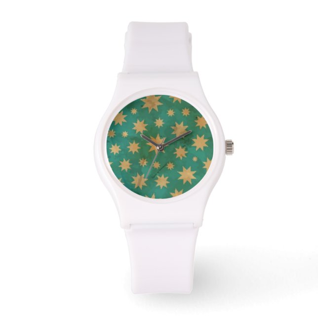 Stars patroon horloge (Voorkant)
