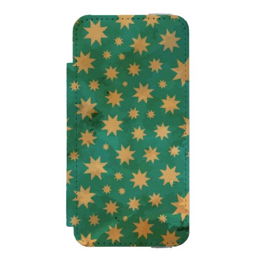 Stars patroon incipio iPhone portemonnee hoesje (Voorkant Agenda)