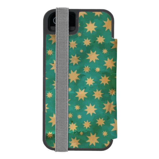 Stars patroon incipio iPhone portemonnee hoesje (Agenda Achterkant)