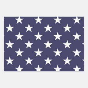 Stars patroon inpakpapier vel