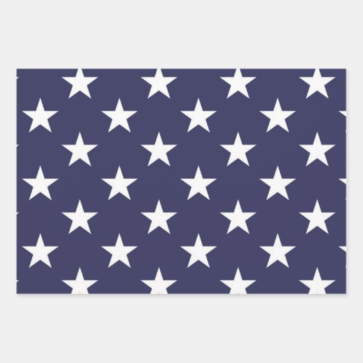 Stars patroon inpakpapier vel (Voorkant)