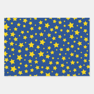 Stars patroon inpakpapier vel