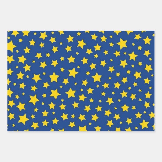 Stars patroon inpakpapier vel (Voorkant)