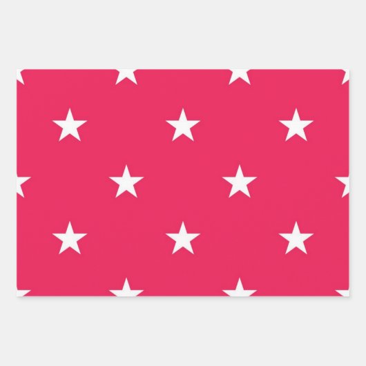 Stars patroon inpakpapier vel (Voorkant)