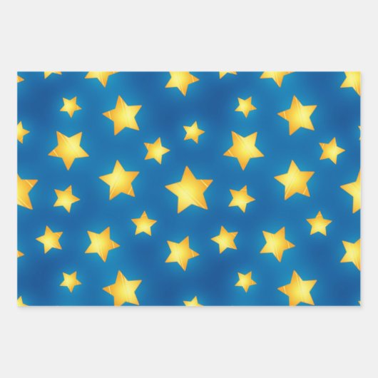 Stars patroon inpakpapier vel (Voorkant)