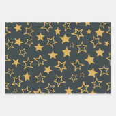 Stars patroon inpakpapier vel (Voorkant 3)
