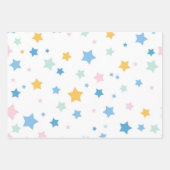 Stars patroon inpakpapier vel (Voorkant 3)