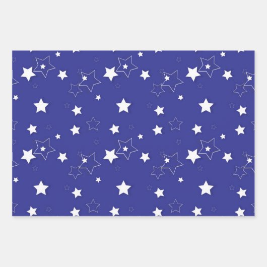 Stars patroon inpakpapier vel (Voorkant)