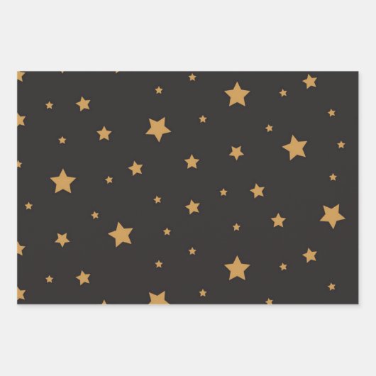 Stars patroon inpakpapier vel (Voorkant)