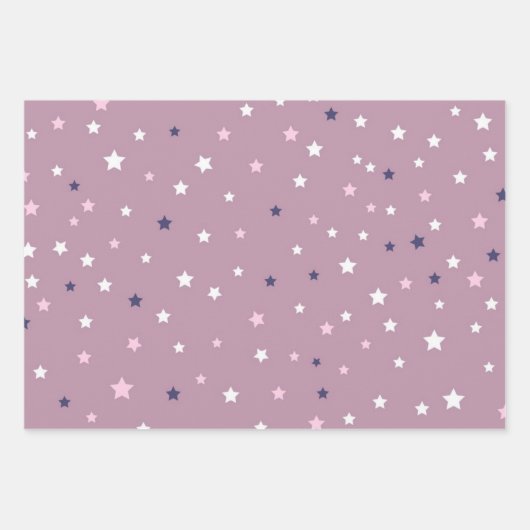 Stars patroon inpakpapier vel (Voorkant)