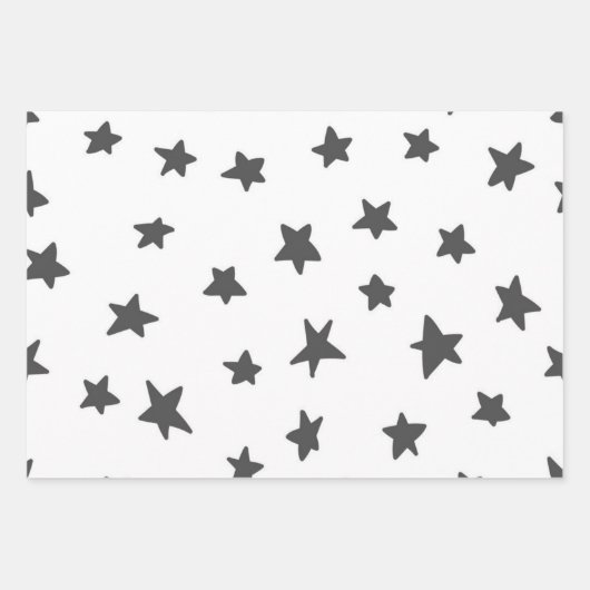 Stars patroon inpakpapier vel (Voorkant)
