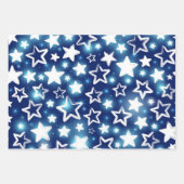 Stars patroon inpakpapier vel (Voorkant 2)