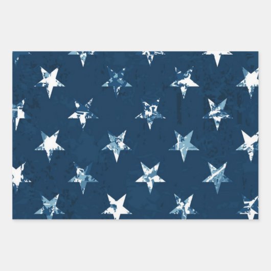 Stars patroon inpakpapier vel (Voorkant)