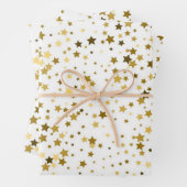 Stars patroon inpakpapier vel (In situ)