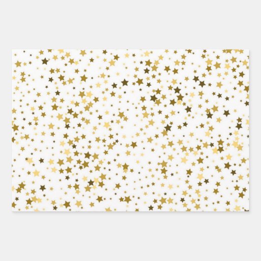 Stars patroon inpakpapier vel (Voorkant)