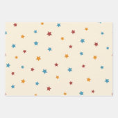 Stars patroon inpakpapier vel (Voorkant 3)