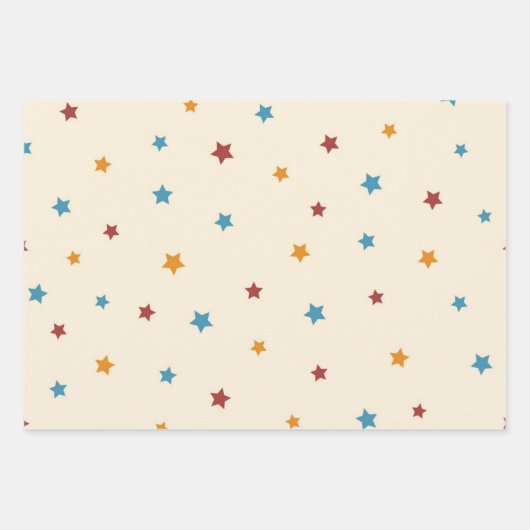 Stars patroon inpakpapier vel (Voorkant)
