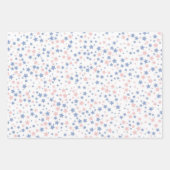 Stars patroon inpakpapier vel (Voorkant 2)