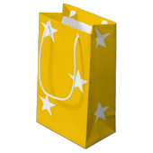 Stars patroon klein cadeauzakje (Achterkant Gekanteld)