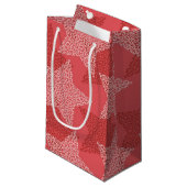 Stars patroon klein cadeauzakje (Voorkant Gekanteld)