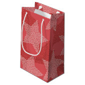 Stars patroon klein cadeauzakje (Achterkant Gekanteld)