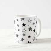 Stars patroon koffiemok (Voorkant rechts)