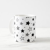Stars patroon koffiemok (Voorkant links)